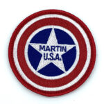 Lockheed Martin® "Glenn L Martin Aircraft", WWII, 3 in Retro Patch, Hook and Loop, Licensed