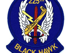 US Army 225th Black Hawk Patch – With Hook and Loop