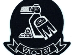 VAQ-137 Rooks Black Squadron Patch