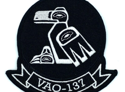 VAQ-137 Rooks Black Squadron Patch