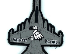 VAQ-137 Rooks EA-18 PVC Patch – Hook and Loop