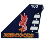 VFA-22 Redcocks F-18 Tail Flash Patch