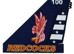 VFA-22 Redcocks F-18 Tail Flash Patch