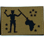 VMGR-252 Blackbeard Africa IR Flag Patch - With Hook and Loop