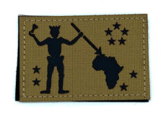 VMGR-252 Blackbeard Africa IR Flag Patch - With Hook and Loop