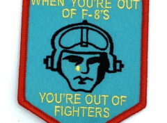 F-8 crusader patchs
