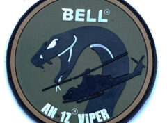 Bell AH-1Z Viper, 3 in PVC Glow in the Dark Patch