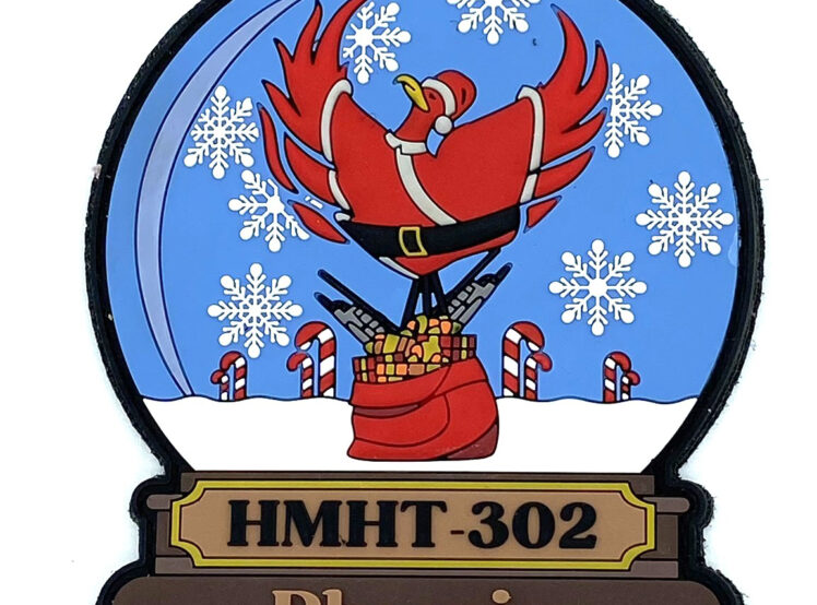 HMHT-302 Phoenix Christmas PVC Patch