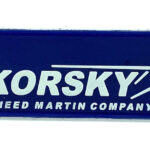 Sikorsky® Blue Logo PVC Glow in the Dark Patch