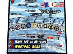 VAQ-133 Wizards 2022 USS Abraham Lincoln Cruise Patch
