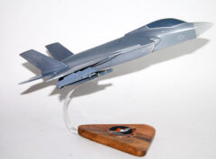 Lockheed Martin® F-35C Lightning II®, VFA-147 Argonauts, 16″ Mahogany Scale Model (Clearance)