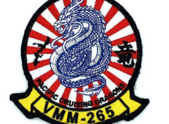 VMM-265 Pacific Cruising Dragons Patch – With Hook and Loop