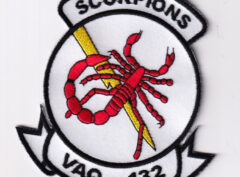 VAQ-132 Scorpions Squadron Patch