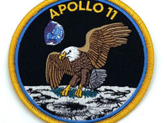 Apollo 11 Patch – Hook and Loop, 4″