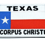 Corpus Christi Texas Patch –Plastic Backing, Sew on