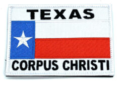 Corpus Christi Texas Patch –Plastic Backing, Sew on