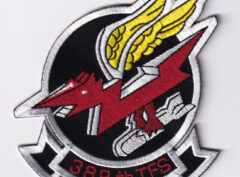 389th Tactical Fighter Squadron Thunderbolts, 4 inch Patch, Hook and Loop