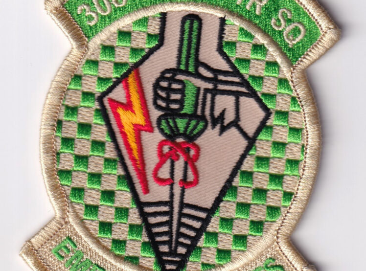 308th TFS Emerald Knights 1960s, 4 inch Patch