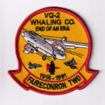 VQ-2 Whaling Co, The End of the Whale, 4 inch, Sew On