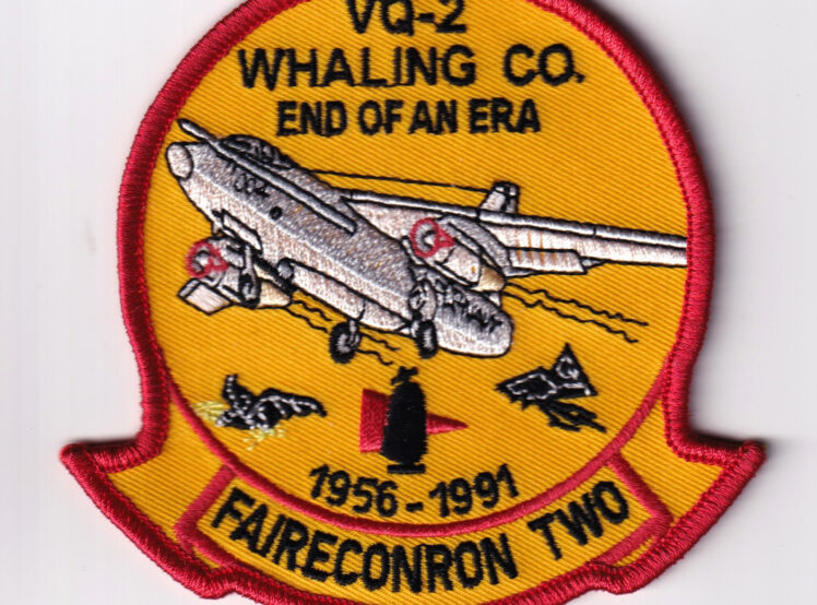 VQ-2 Whaling Co, The End of the Whale, 4 inch, Sew On