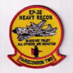 VQ-2 Sandeman, EP-3 Heavy Recon, In God We Trust, 4 inches, Patch-Hook and Loop