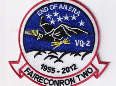 VQ-2 Bats, End of An Era, 4-inch Patch - Sew On