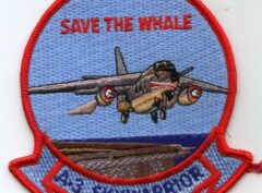 Save the Whale, A-3 Skywarrior Patch, 4 inch, Hook and Loop