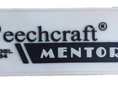 Beechcraft®, 5-inch T-34 Mentor, Hook and Loop, PVC Glow in the Dark Patch