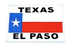 El Paso Texas Patch – Plastic Backing, Sew On