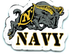 US Naval Academy Goat PVC Patch