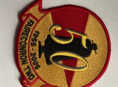 VQ-2 Sandeman, 50th Anniversary, 4 inch Patch -Hook and Loop