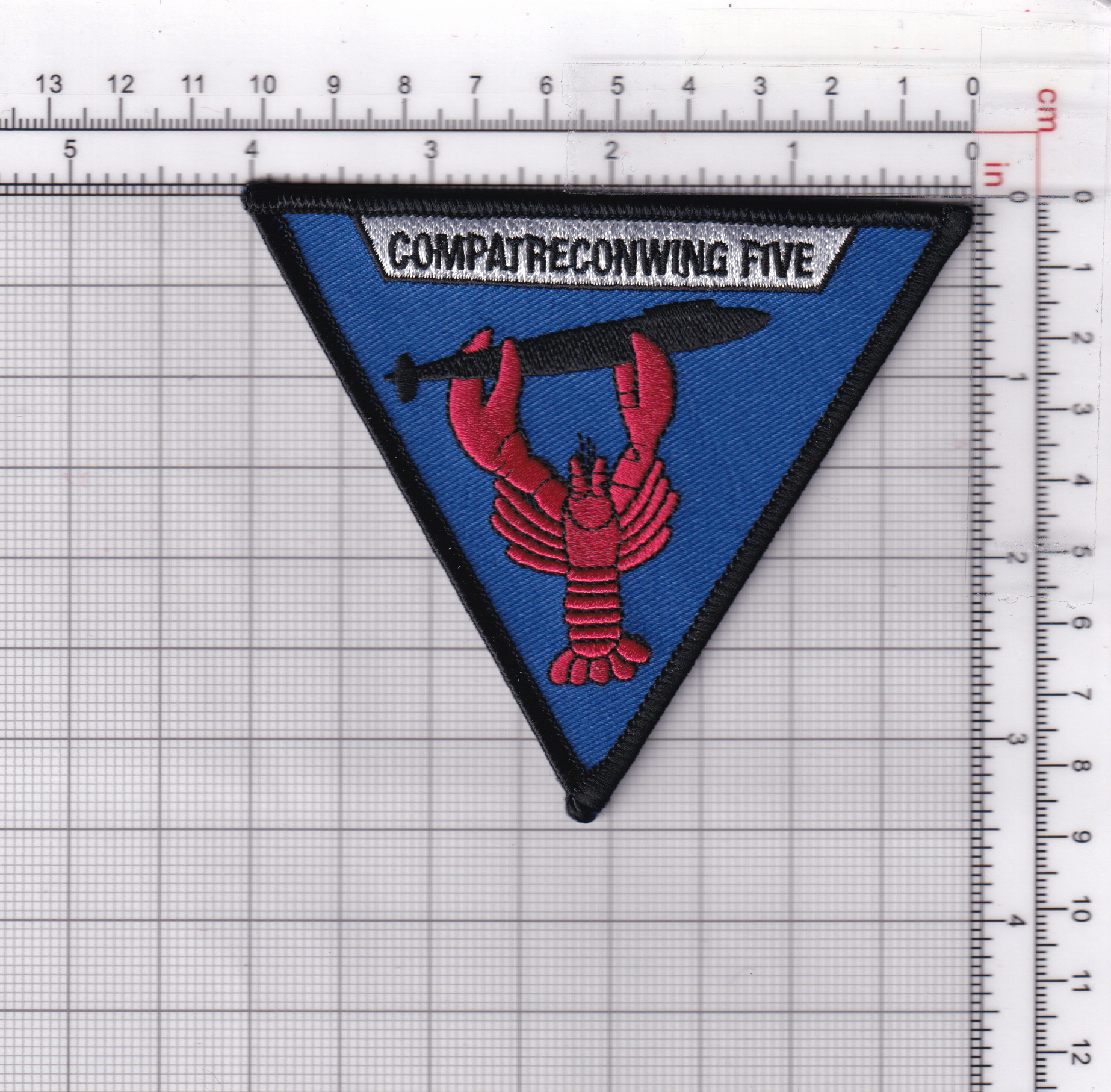 COMPATRECONWING Five Patch, 4 inch, Hook and Loop